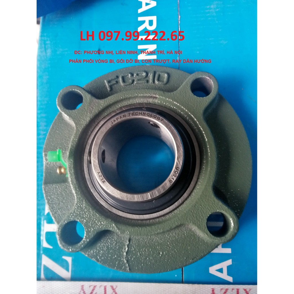Gối đỡ vòng bi UCFC 204 lắp trục 20mm. Gối đỡ bi hình tròn có 4 lỗ bắt ốc | BigBuy360 - bigbuy360.vn