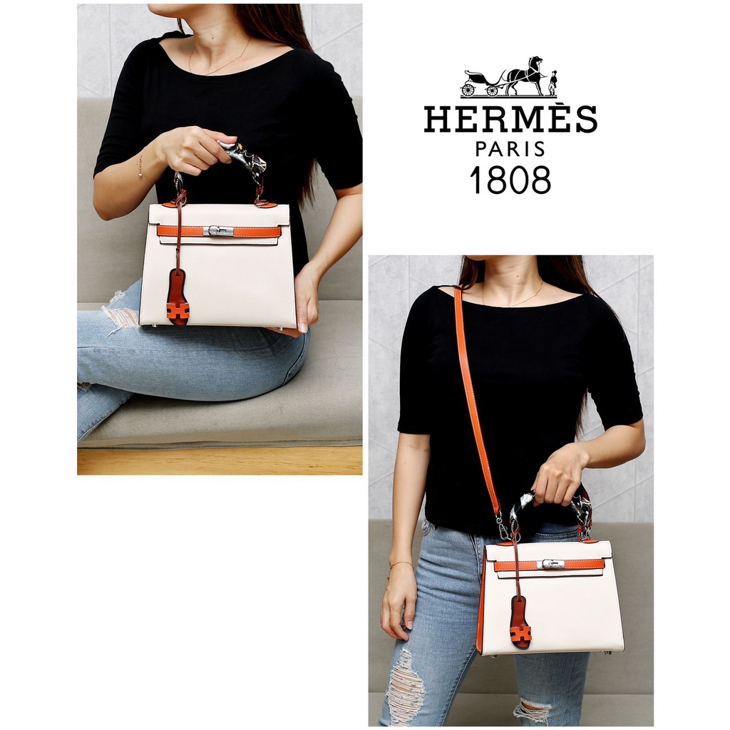 Túi xách Hermes1808 Kelly Epsom chất liệu da 1808