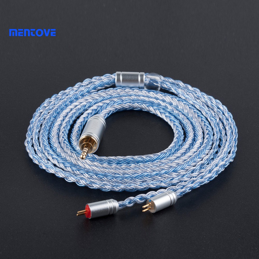 Dây Cáp Tai Nghe Mmcx / 2pin / Qdc 16 Lõi Mạ Bạc