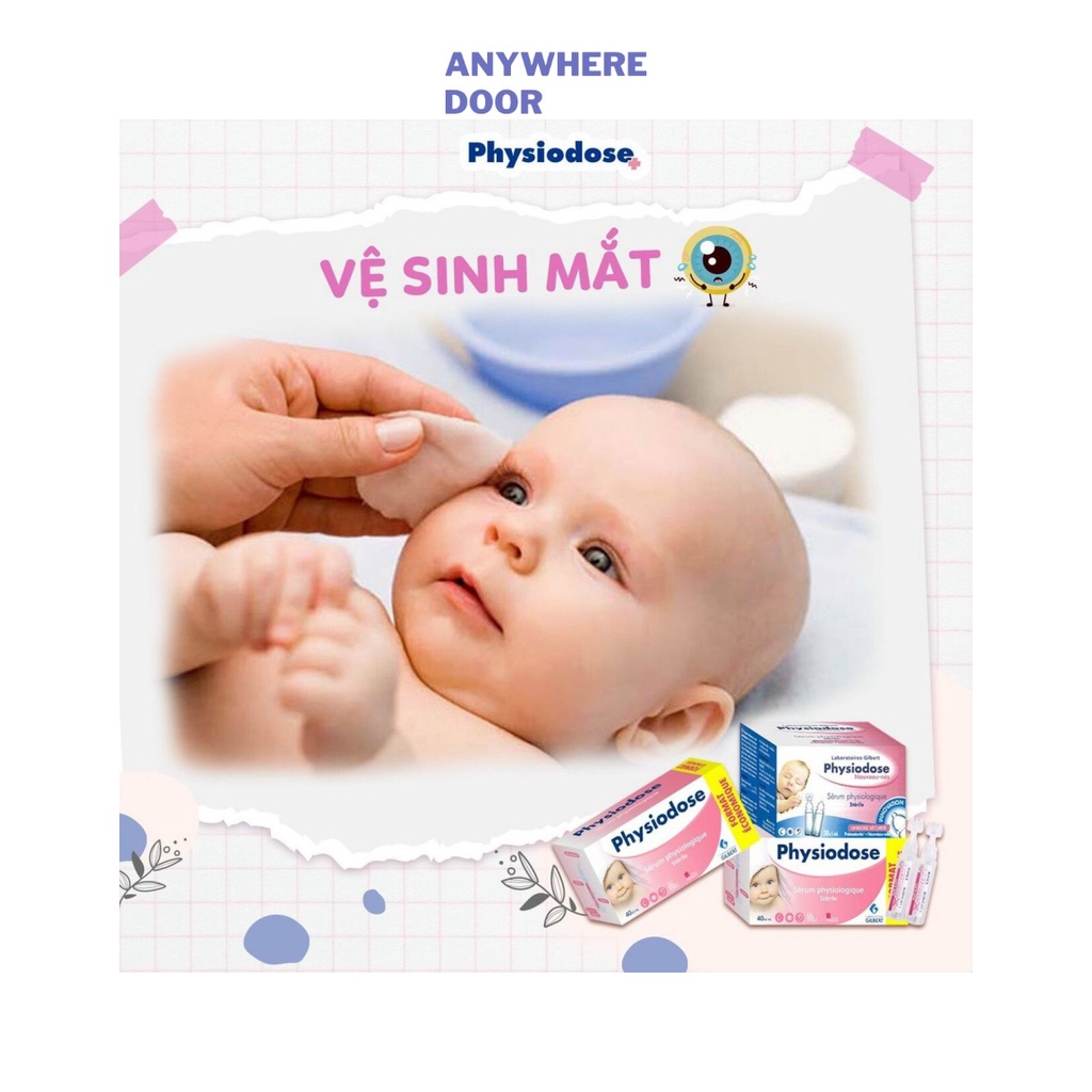 Nước muối sinh lý Physiodose Classic vô trùng cho bé