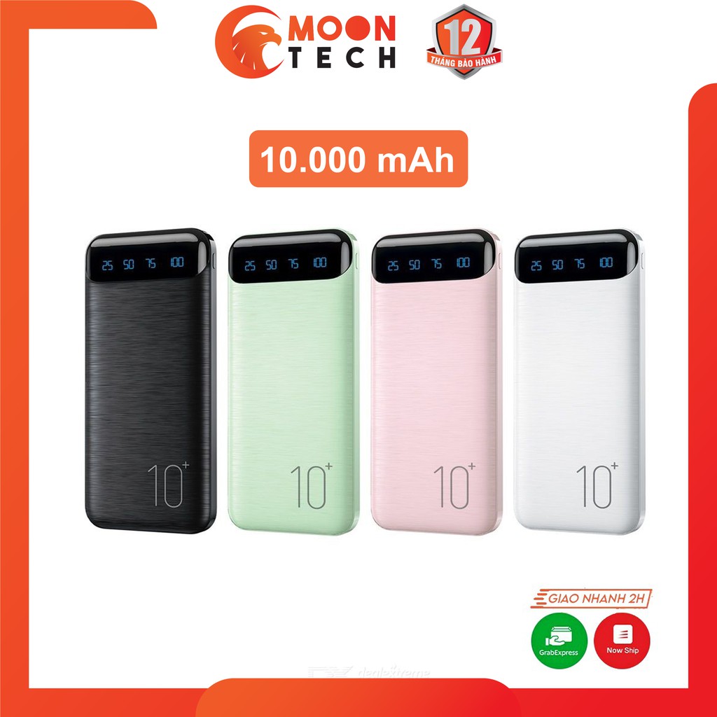 Sạc Dự Phòng Tích Hợp Màn Hình Led Remax WP 161 10000mAh sạc nhanh cho iphone, Ipad, Xiaomi, Oppo