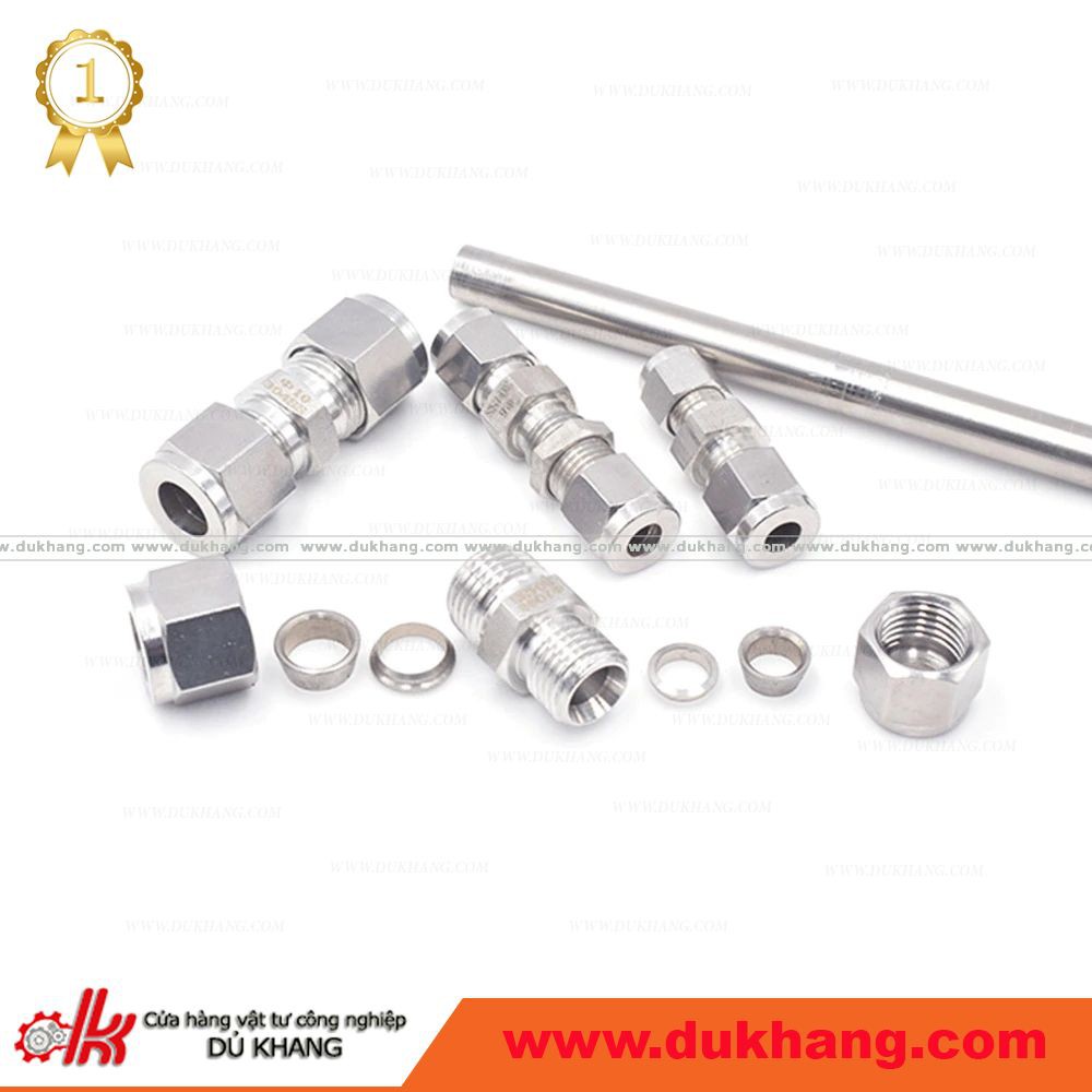 Siết hạt bắp 2 đầu inox