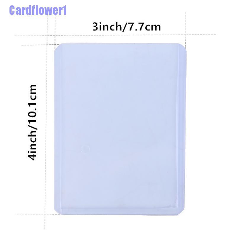 Set 25 Túi Đựng Thẻ Bằng Nhựa PVC Trong Suốt Siêu Mỏng 35PT