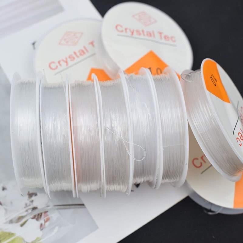 Dây cước chun CO DÃN xâu vòng tay, xỏ chuỗi hạt, làm handmade (tặng kim xâu vòng)- MH830