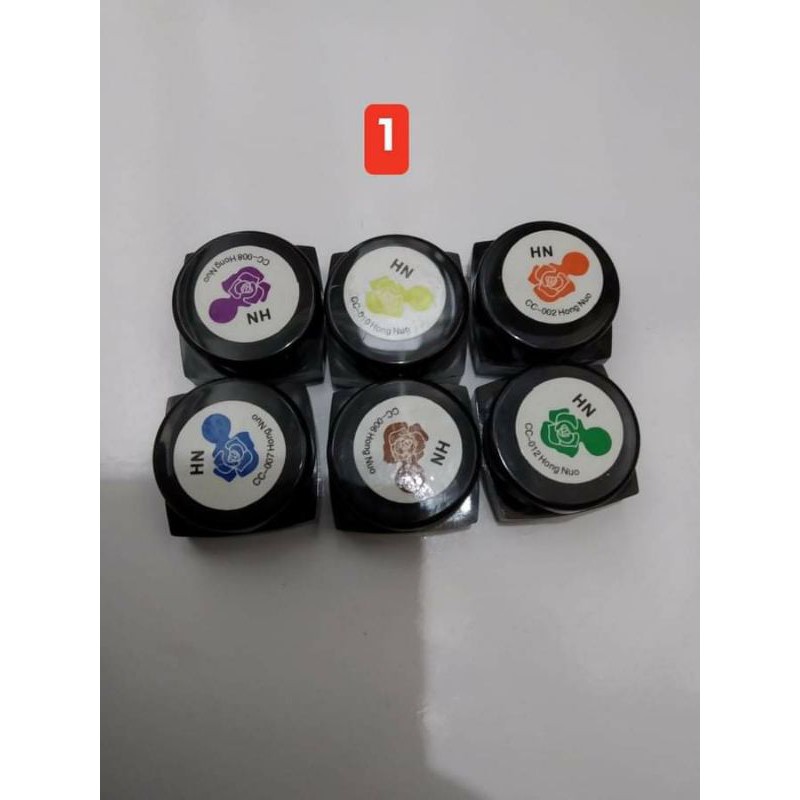 set bột đắp hoa 12 màu không lh hiệu hongnuo