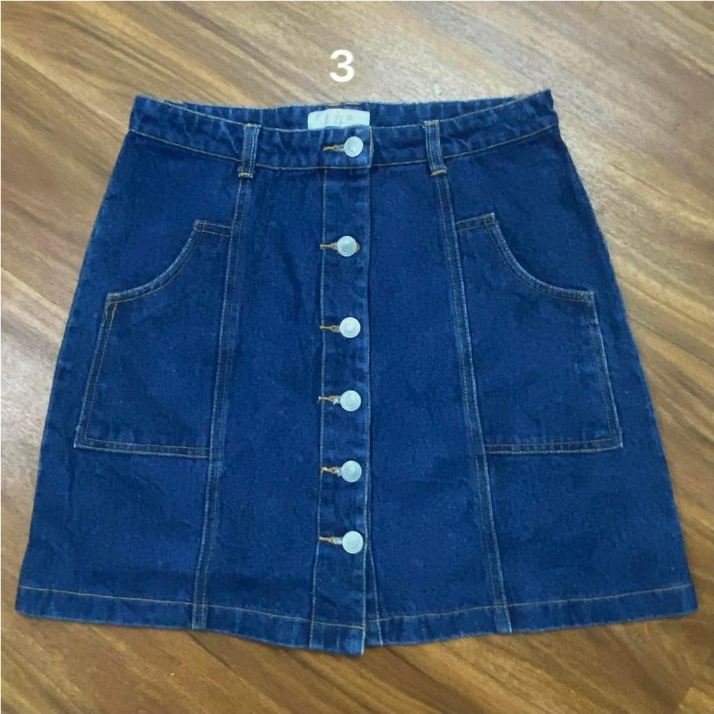 SALE chân váy 2hand jeans denim cho nữ siêu đẹp siêu rẻ