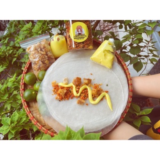Combo Bánh Tráng Phơi Sương Muối Tôm