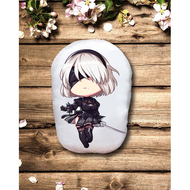 Gấu bông Nier Automata 2b in 2mặt