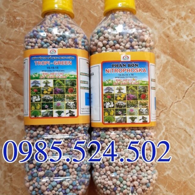 Phân bón NPK 15 + 15 + 15+TE (phân bón chuyên dùng cho hoa cây cảnh)