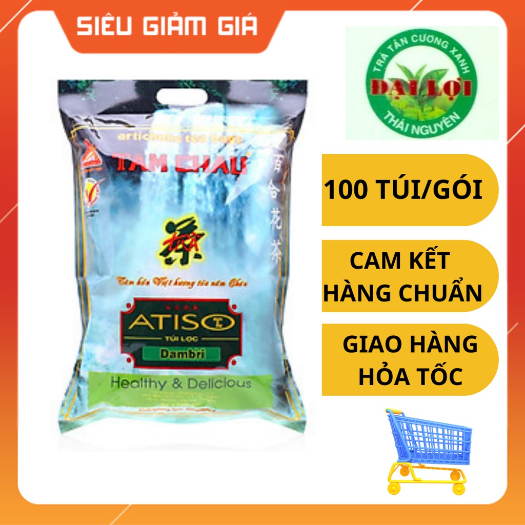  Trà atiso túi lọc Tâm Châu (100 túi/ bịch)