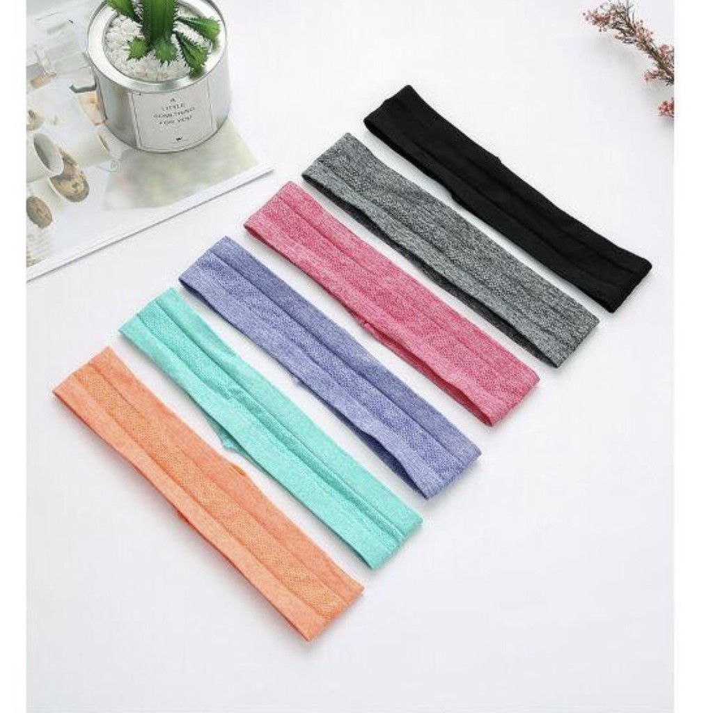 Băng đô thể thao headband cotton đeo trán thấm chặn mồ hôi chống trượt -PK9002