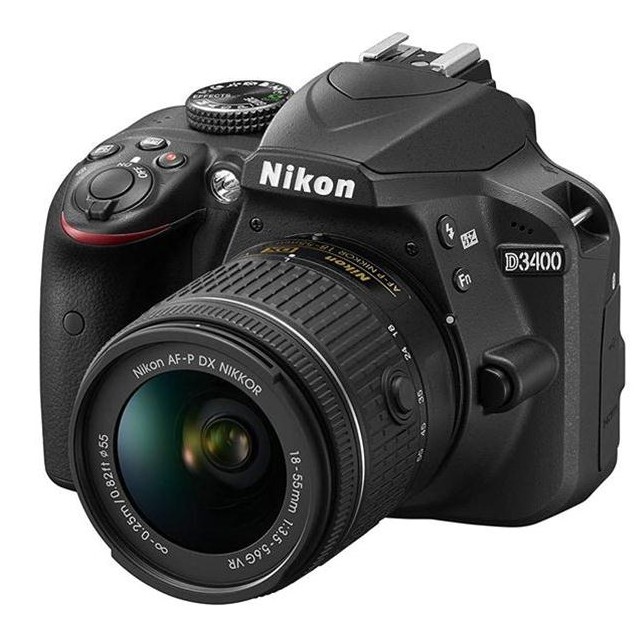 Máy Ảnh Nikon D3400 kèm ống kính AF-P 18-55mm VR - Chính Hãng Nikon Việt Nam