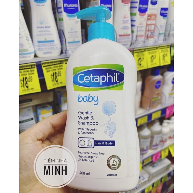 SỮA TẮM GỘI CENTAPHIL CHO BÉ 400ml (Úc)