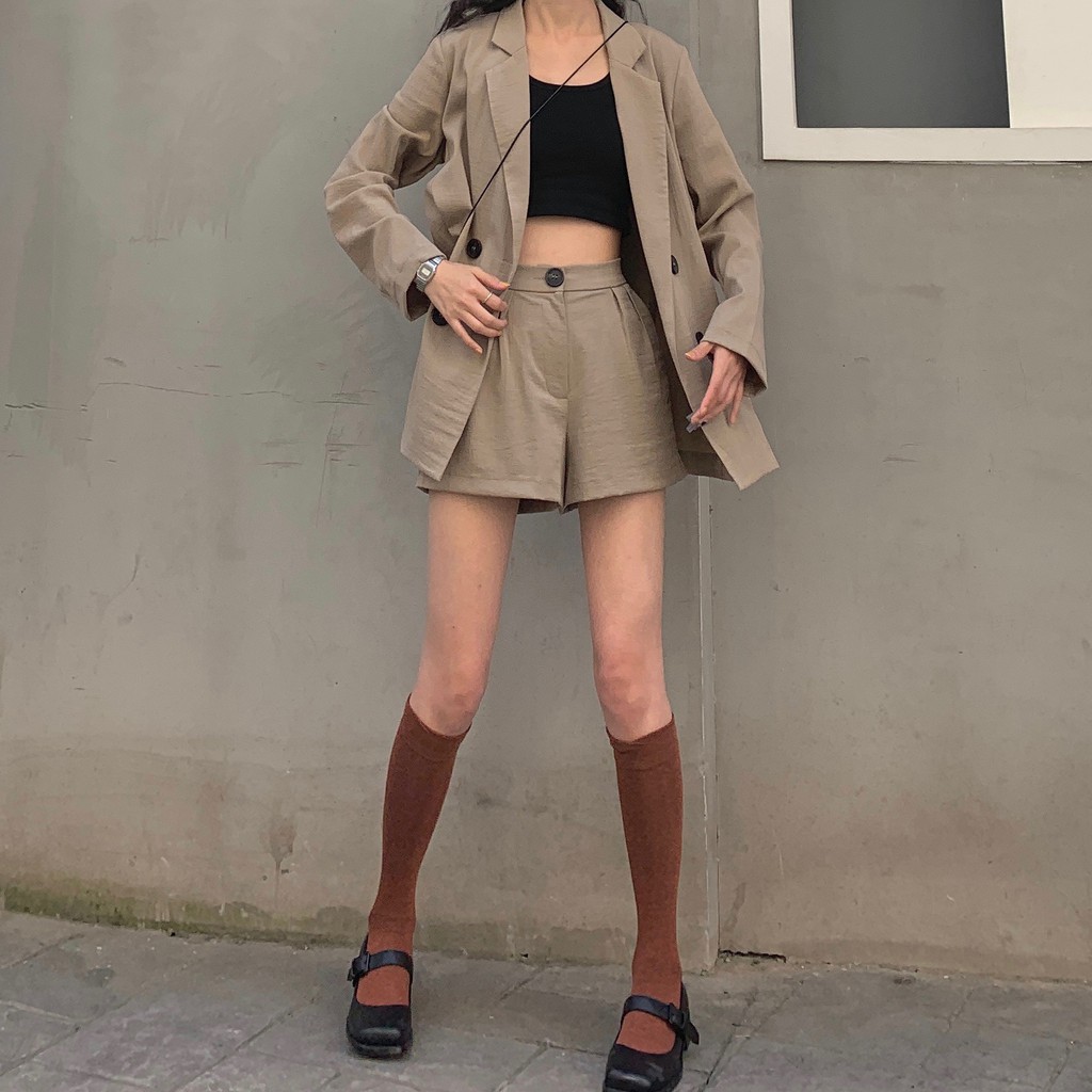Sét Áo Blazer + quần short  – Hàng có sẵn