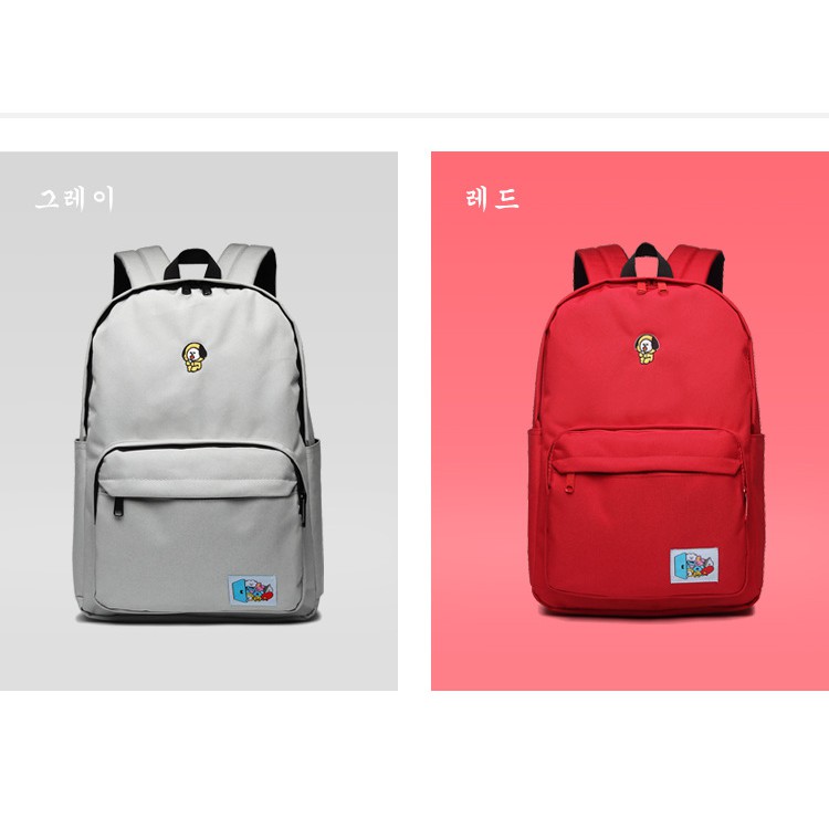 SPAO BT21 youth group bulletproof computer backpack student leisure bag computer leisure
