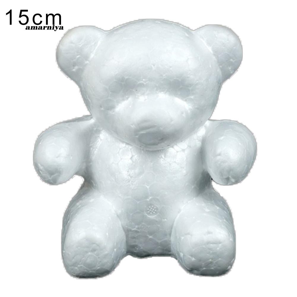 Mô hình xốp hình con gấu 20/15 cm trang trí