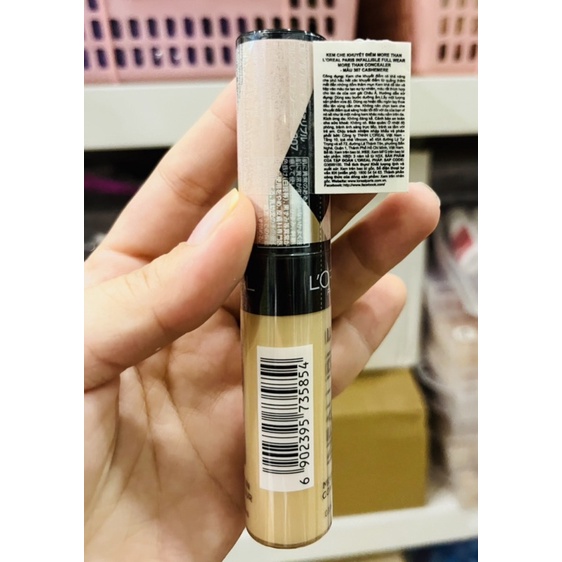 Kem che khuyết điểm Infalliblr Full wear more tgab concealer 10ml Loreal Paris