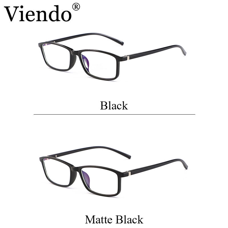 Gọng kính cận nam nữ VIENDO vuông thời trang có độ-1.0~-4.0