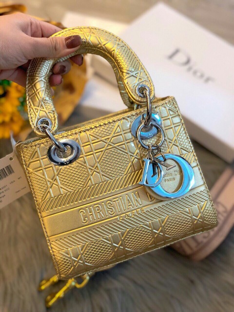 Túi xách chữ D 3 ô full box cực đẹp