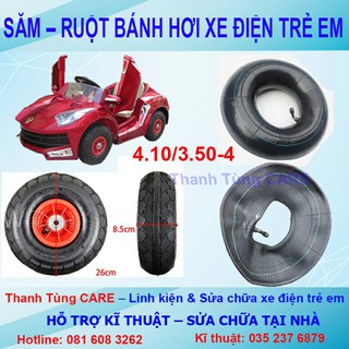 ❤ Săm - Ruột bánh hơi xe điện trẻ em loại nhỏ 3.50/4.10-4