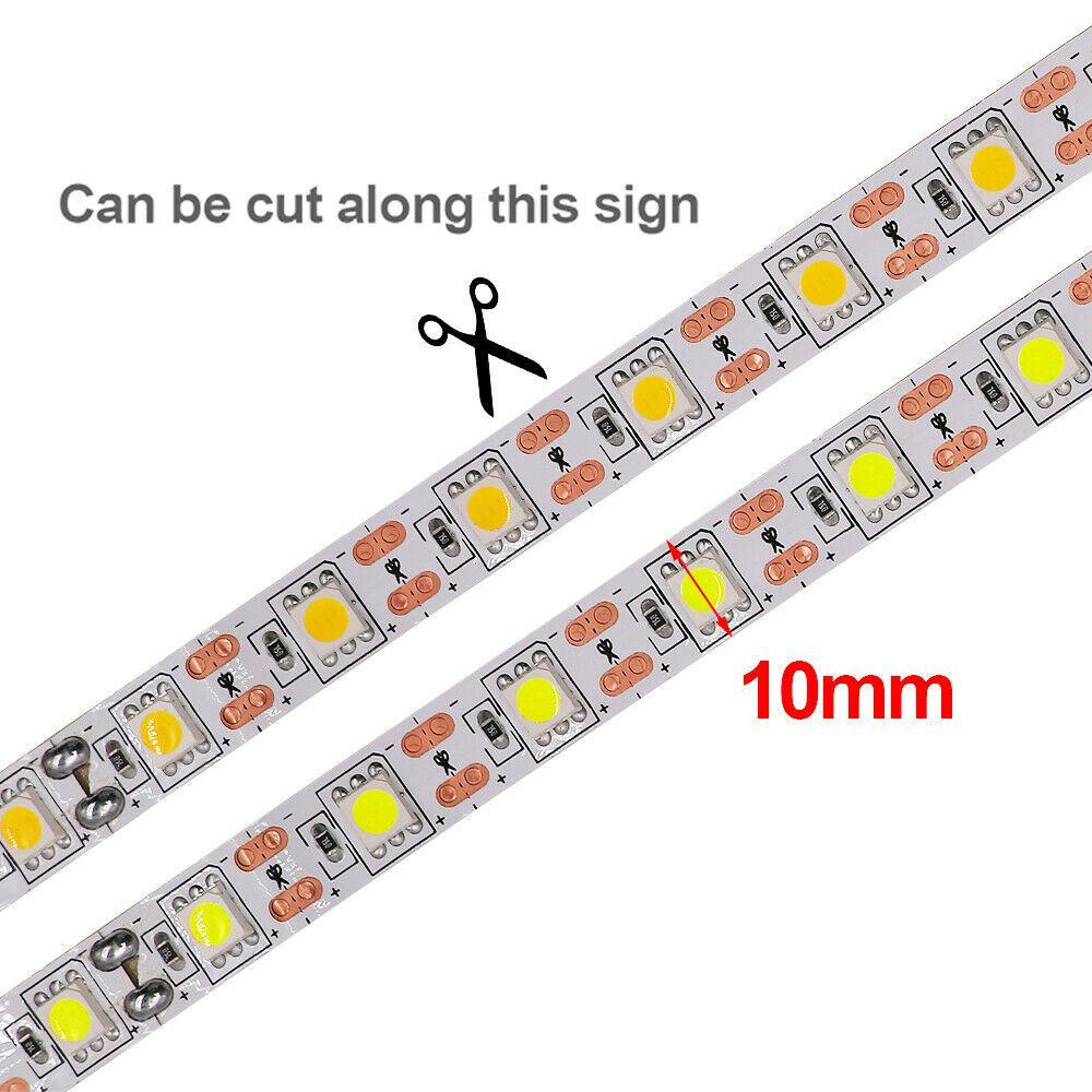 YYlingx Đèn LED 60 Bóng 0.5-2M 5050 Ánh Sáng Ấm Trang Trí Tủ / TV / Phòng Bếp