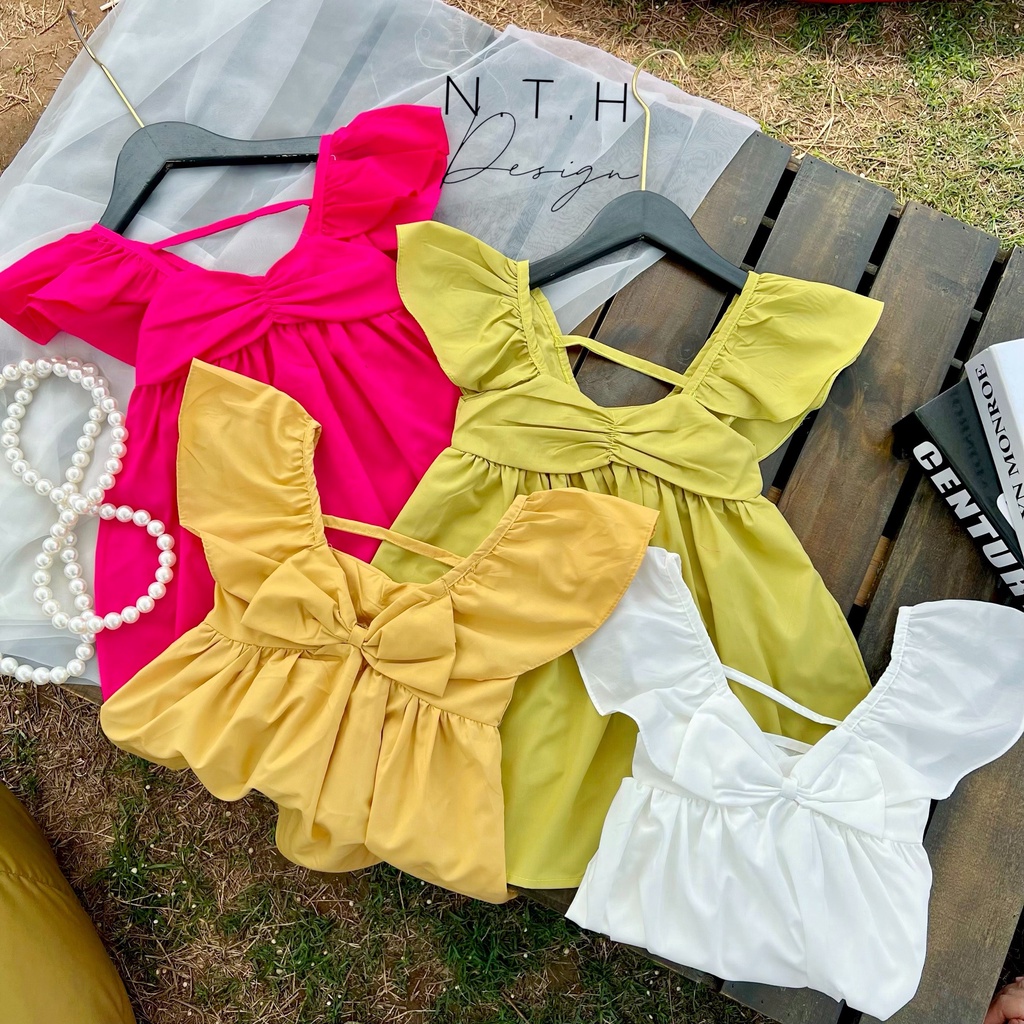 B67- VÁY BÉ GÁI XÒE CÁNH TIÊN