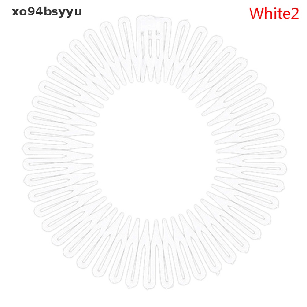 Xo94bsyu Băng Đô Bằng Nhựa Đính Kim Cương Có Răng Lược Linh Hoạt Cho Nữ