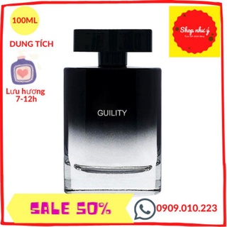 Nước hoa nam gulity 100ml- nam tính mạnh mẽ