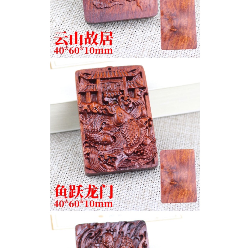 Dây Chuyền Mặt Hình Phật Bằng Gỗ Đàn Hương Đẹp Mắt