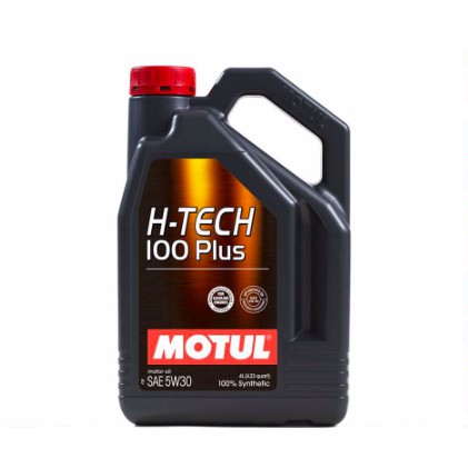 5W30 MOTUL Dầu nhớt ô tô xe hơi tổng hợp toàn phần Motul H-TECH 100 PLUS 5W30 4L SN PLUS