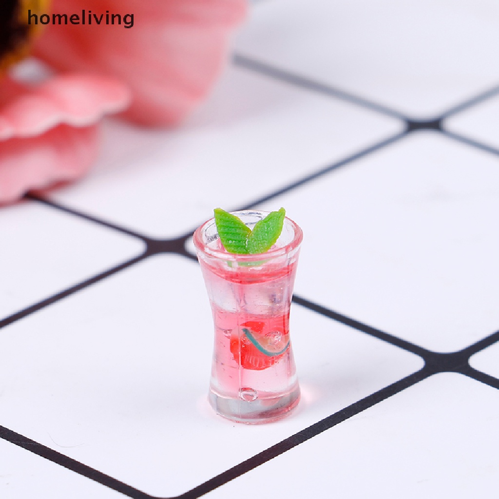 Ly Thủy Tinh Uống Rượu mini Tỉ Lệ 1: 12 Trang Trí Nhà Búp Bê