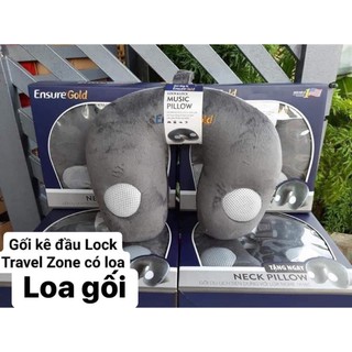 Gối kê cổ kèm loa nghe nhạc hiện đại Lock & Lock