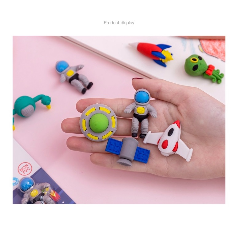 Bộ 4 Cục Tẩy Hình Phi Hành Gia Dành Cho Trẻ Em C6389