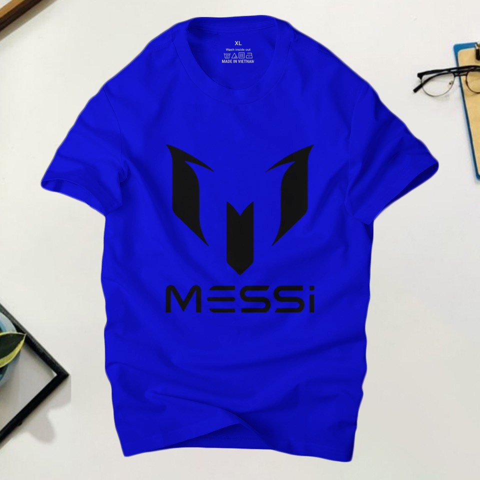 Áo thun nam cổ tròn Messi phong cách thần tượng cá tính ,chất liệu cotton 4 chiều thoáng mát | Ur Sport