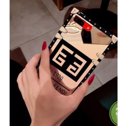 Ốp tráng gương Fendi tặng kèm dây full box hàng loại 1 từ iphone 6 đến xs max