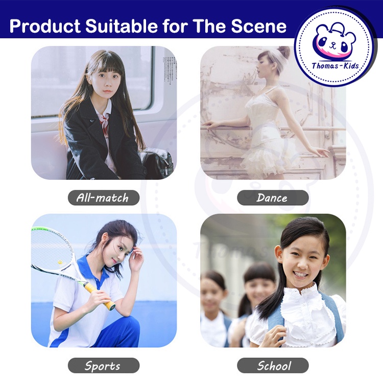 Áo Lót Cotton Phối Ren Co Giãn Dành Cho Bé Gái 8-16 Tuổi