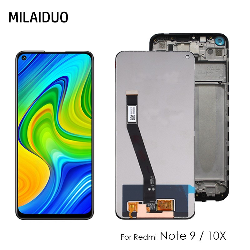 Màn Hình Liền Cảm Ứng Thay Thế Cho Xiaomi Redmi Note 9 Redmi 10x Lcd