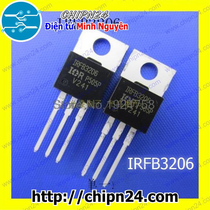 [1 CON] Mosfet IRFB3206 TO-220 60V 210A Kênh N (IRFB3206PBF FB3206 3206)