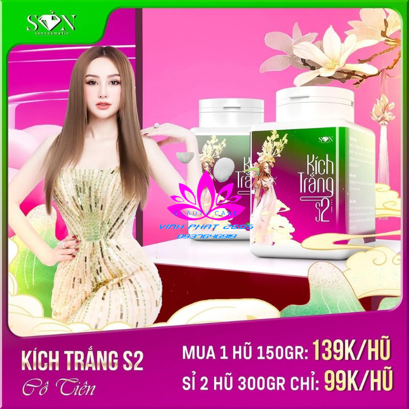 Kem Kích Trắng Cô Tiên S2 SON Cosmetics Chính Hãng