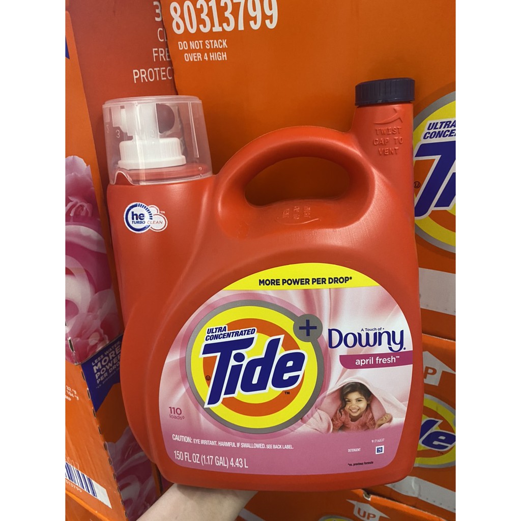 Nước Giặt Xả Tide Ultra Downy April Fresh 4.43L - Mỹ