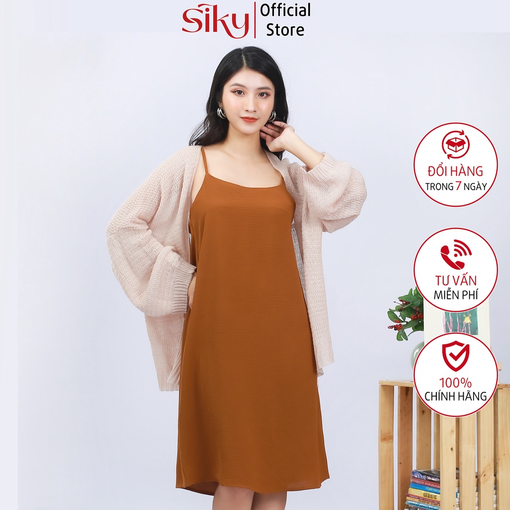 Áo Cadigan len mỏng, khoác cardigan dệt kim khoác đi biển, đà lạt phong cách Hàn Quốc - SIKY- KL01