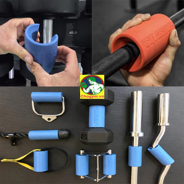 Fat Gripz Tay Nắm Cao Su Bọc Lót Tạ Tập Gym