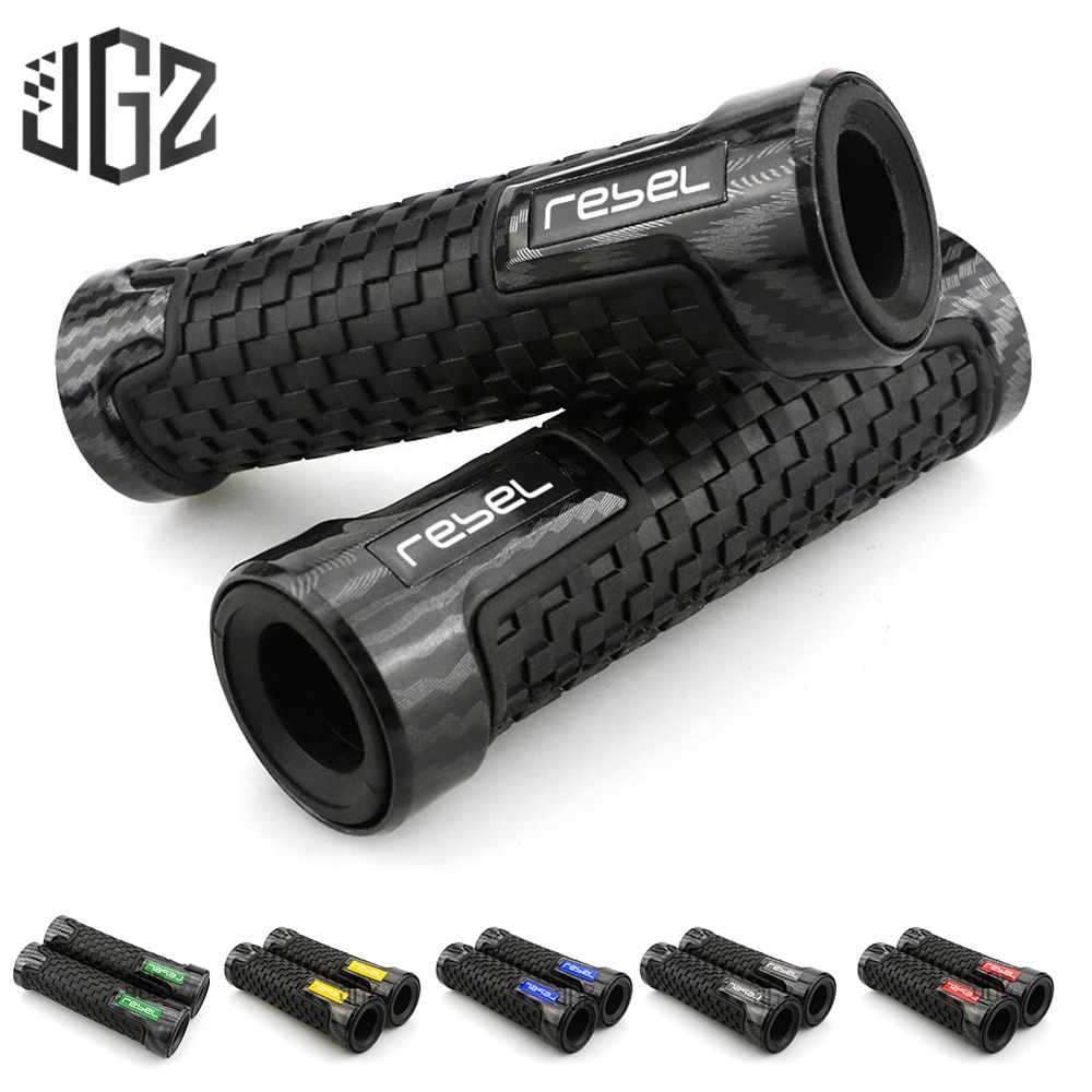 Vỏ Bọc Tay Lái Xe Máy Bằng Cao Su Gel Họa Tiết Sợi Carbon Cho HONDA CMX Rebel 500 300 1100 CMX300 CMX500 2017-2020 2021
