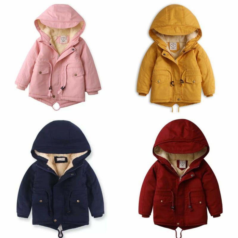 Áo PARKA LÓT LÔNG XỊN ĐẸP cho bé Trai/bé Gái