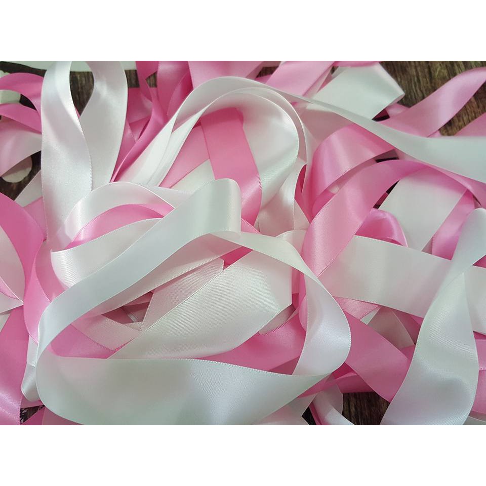 COMBO RUY BĂNG 2 MẶT - 15 màu mỗi màu 5m