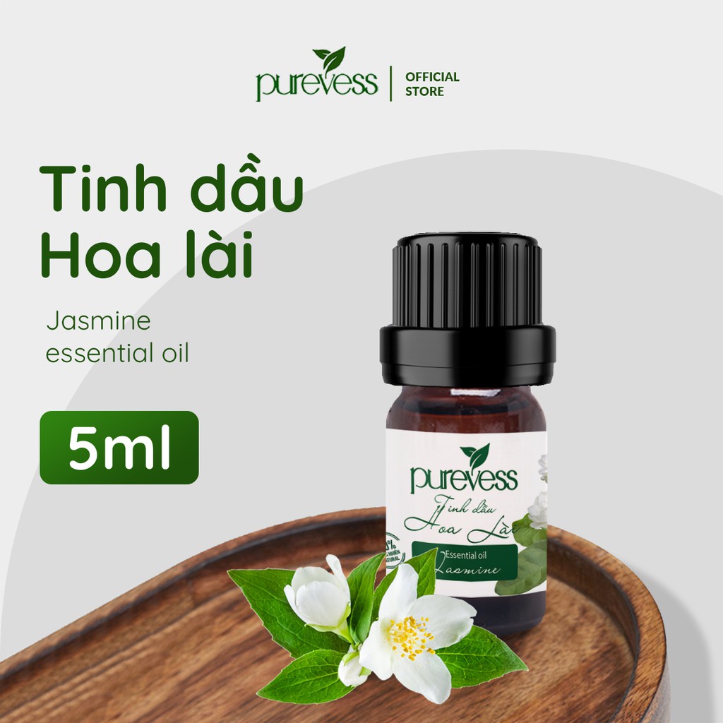 Tinh dầu thiên nhiên nguyên chất PUREVESS giúp thư giãn, đuổi muỗi, khử mùi 5ml