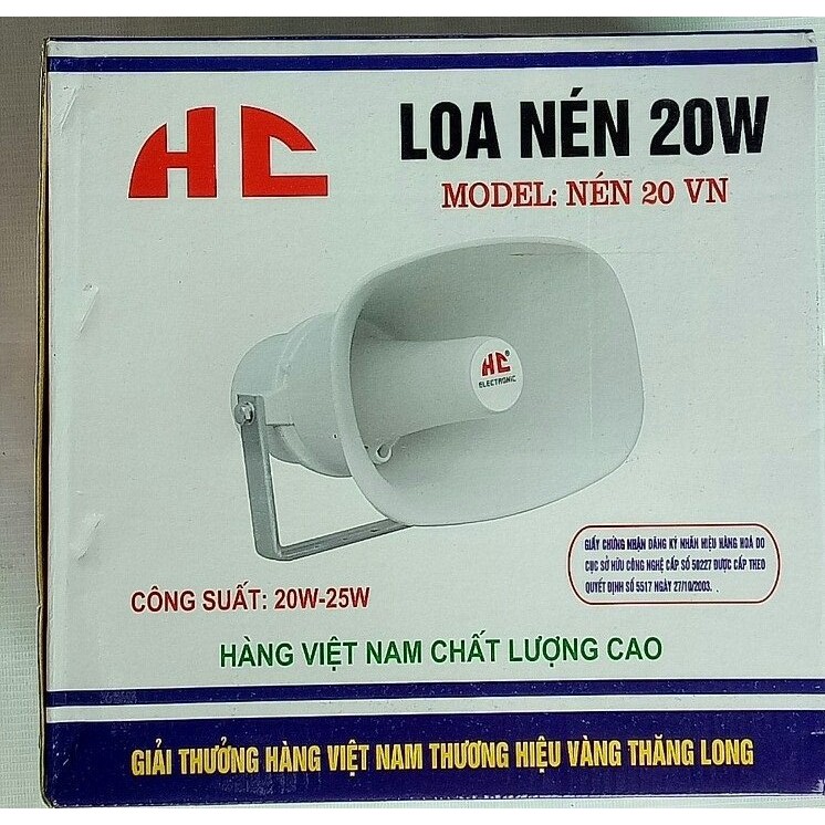 LOA PHÓNG THANH 20W HC - LOA NÉN 20W