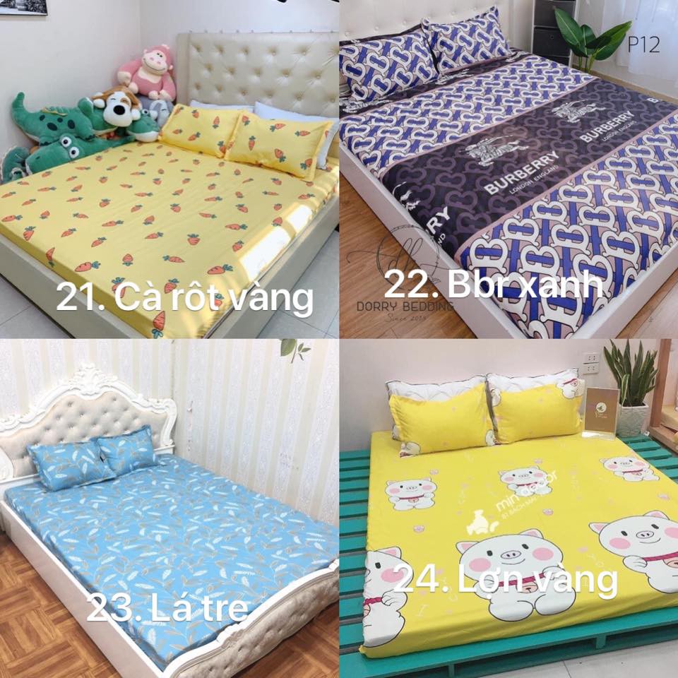 Bộ Ga Gối Cotton Poly - Được Chọn Mẫu