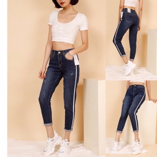 Boyfriend ZARA sọc sườn