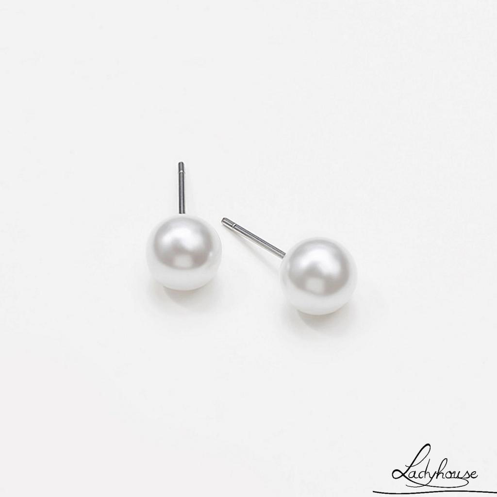 Bông tai đính ngọc trai nhân tạo thời trang dành cho nữ